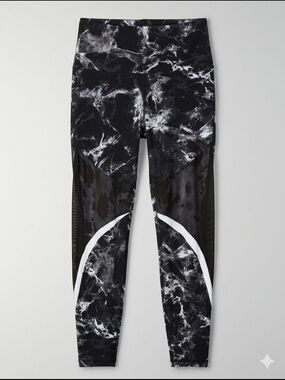 VS PINK Ultimate High Rise Marble Print Mesh Leggings Size Medium